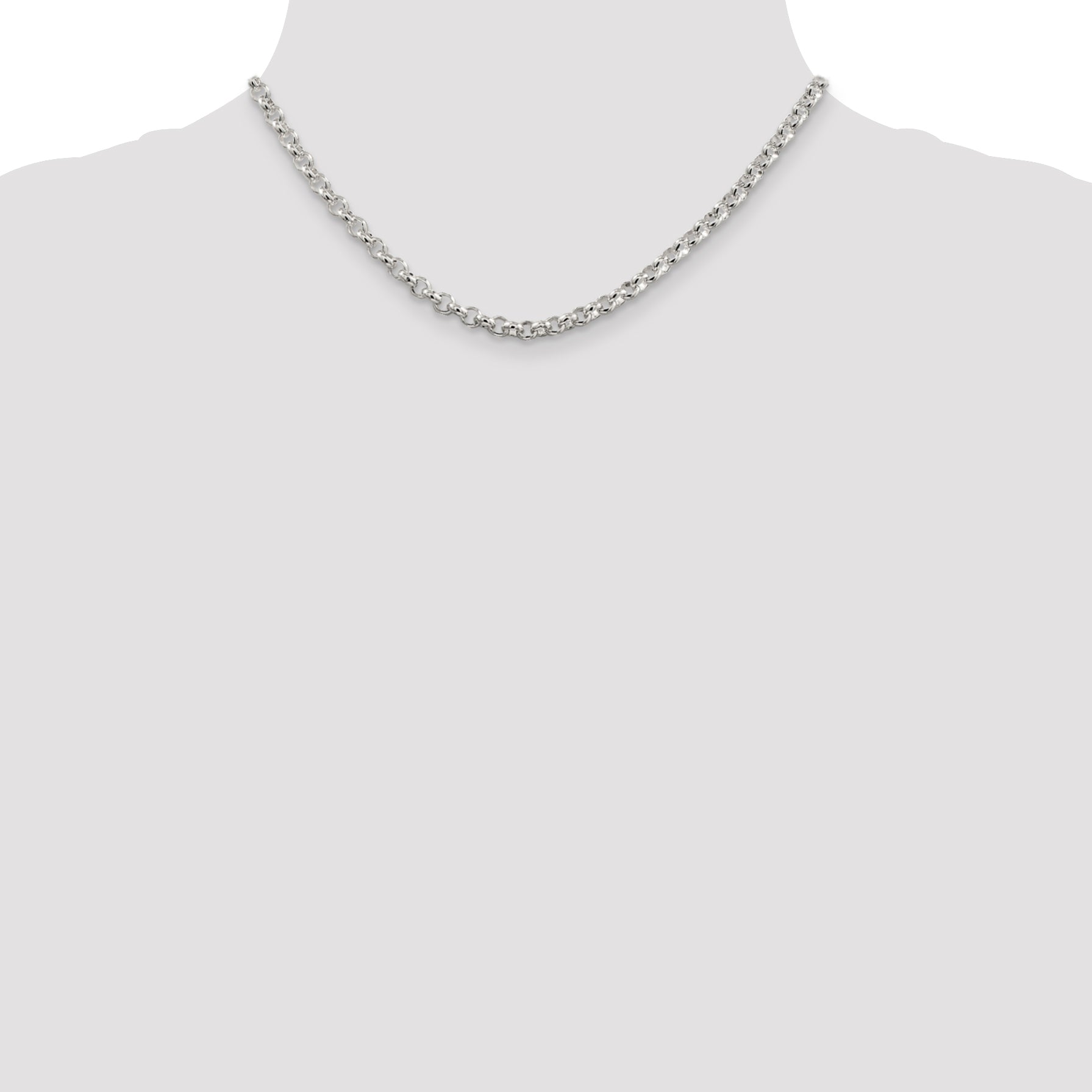 Sterling Silver 4.6mm Rolo Chain