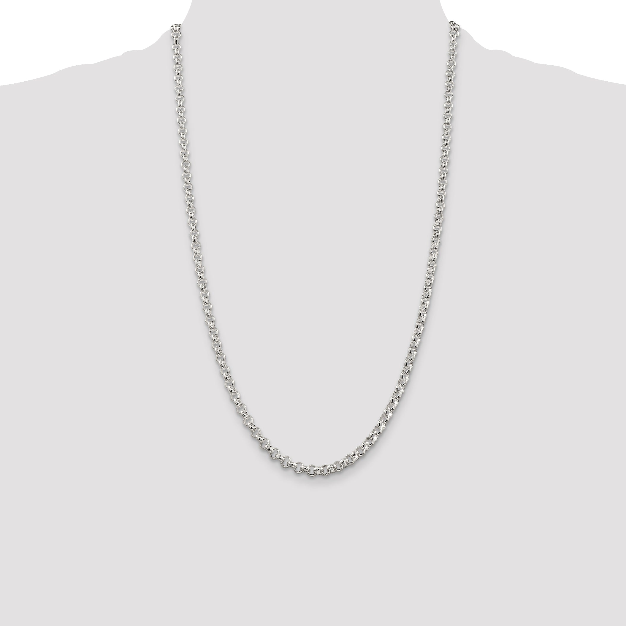 Sterling Silver 4.6mm Rolo Chain