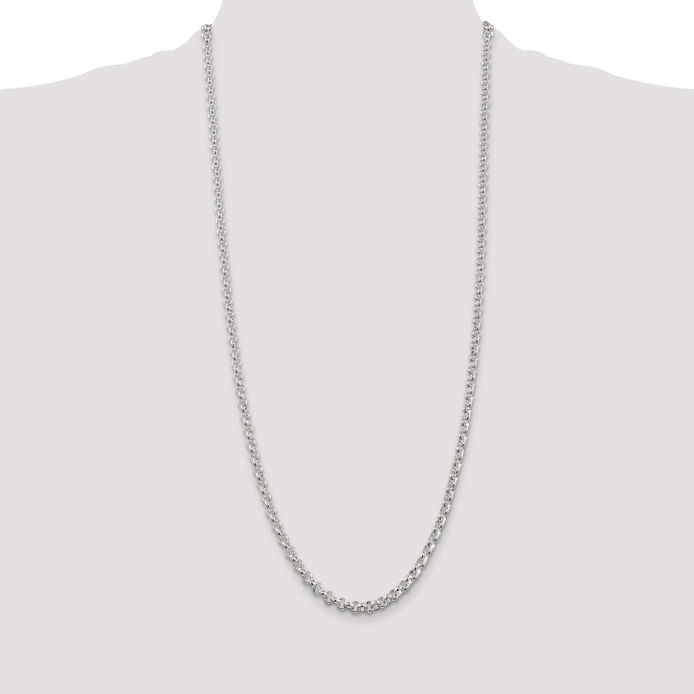 Sterling Silver 4.6mm Rolo Chain