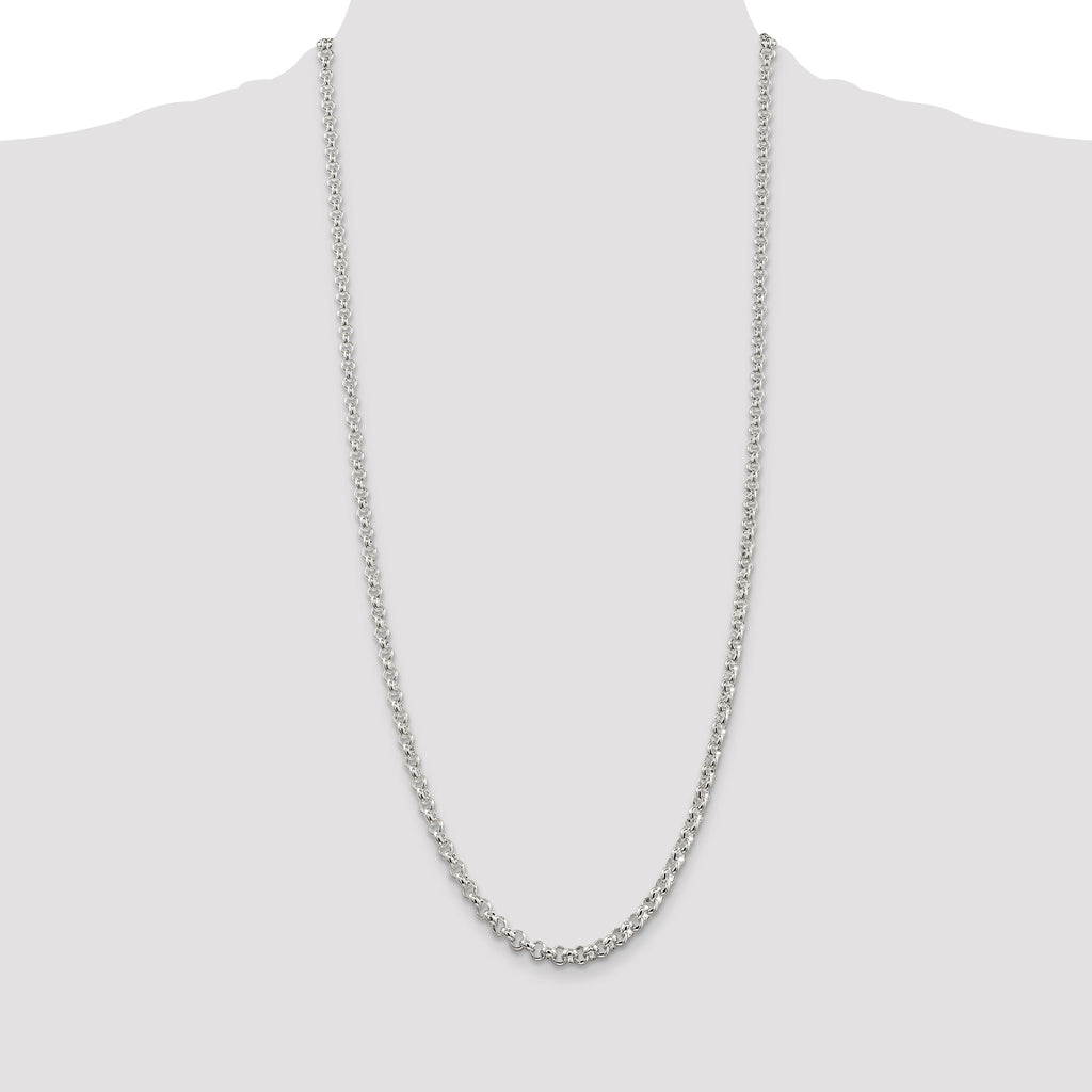 Sterling Silver 4.6mm Rolo Chain