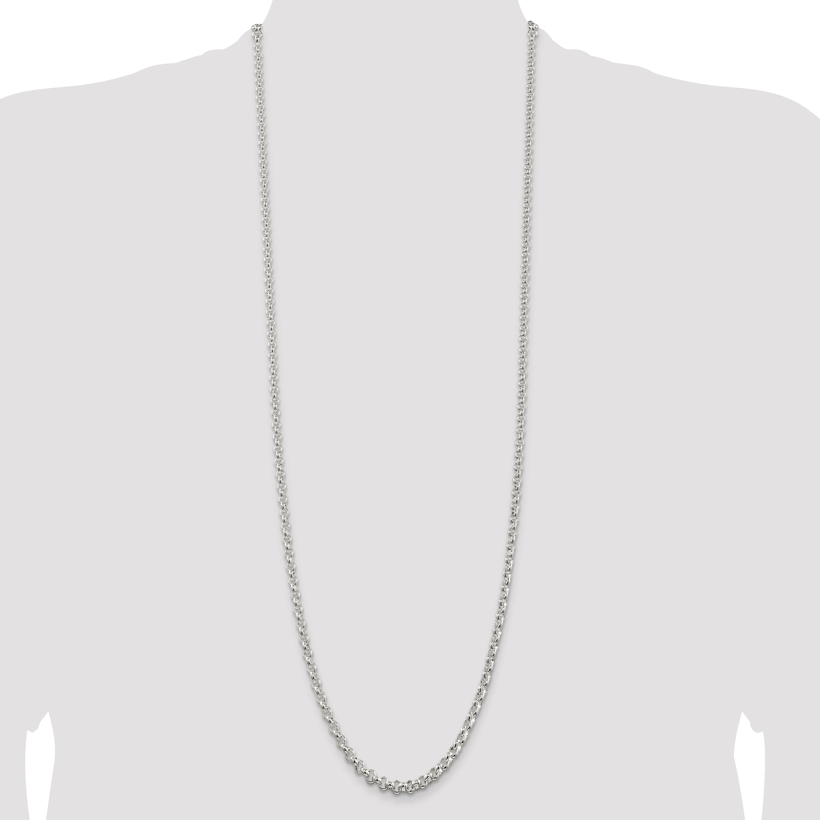 Sterling Silver 4.6mm Rolo Chain