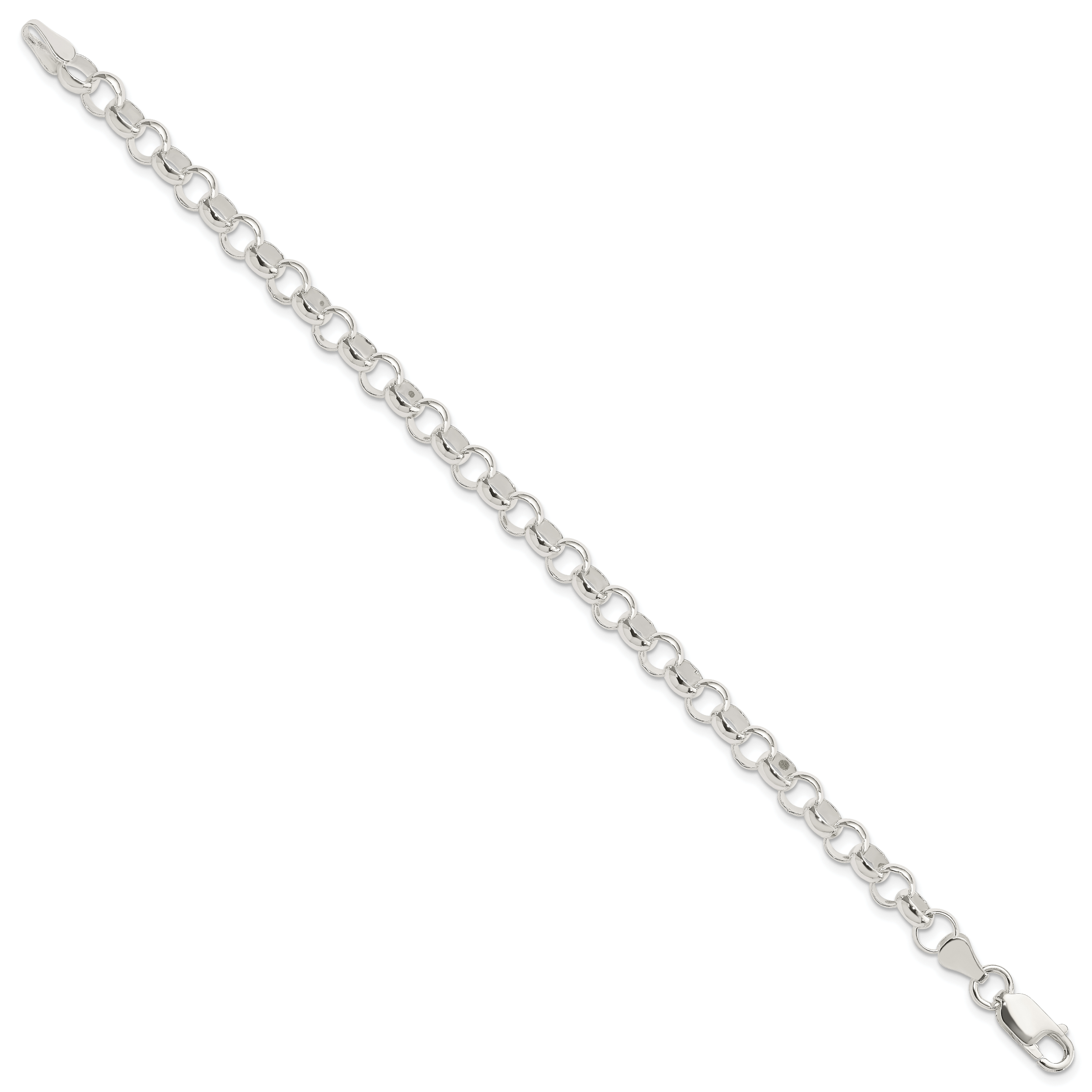 Sterling Silver 6.0mm Belcher Light Bracelet Secondary image