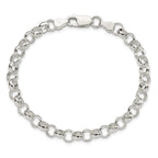 Sterling Silver 6.0mm Belcher Light Bracelet