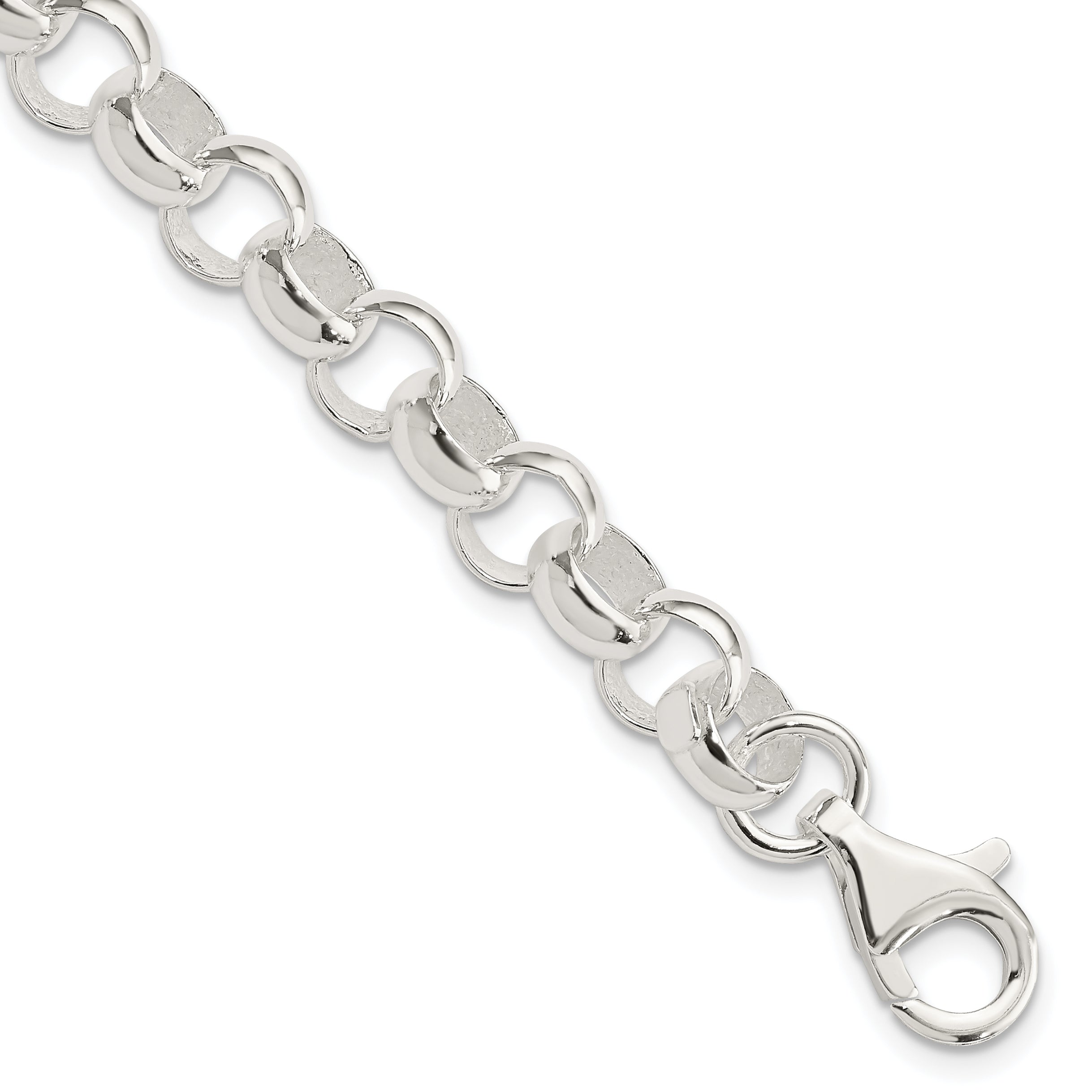 Sterling Silver 8.00mm Belcher Light Bracelet Main image