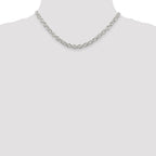 Sterling Silver Cable Chain Necklace 6.1mm