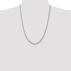 Sterling Silver 6.1mm Cable Chain