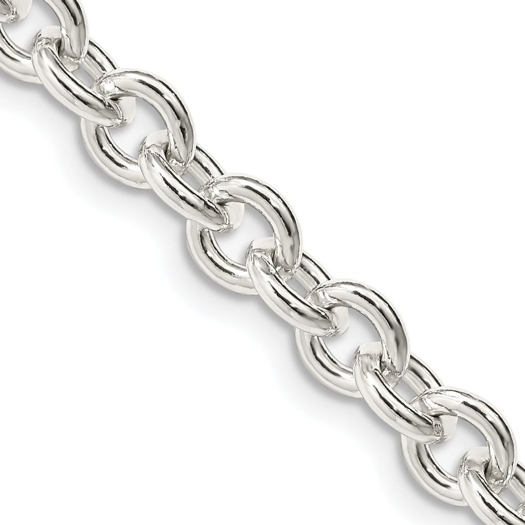 Sterling Silver Cable Chain Necklace 6.1mm