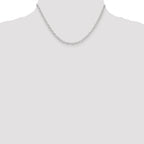 Sterling Silver 3.5mm Fancy Cable Chain