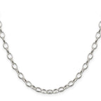 Sterling Silver 5mm Fancy Rolo Chain