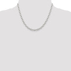 Sterling Silver 5mm Fancy Rolo Chain