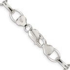 Sterling Silver 8mm Fancy Rolo Chain