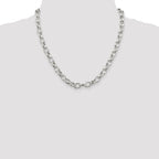 Sterling Silver 8mm Fancy Rolo Chain