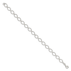 Sterling Silver 6.1mm Fancy Patterned Rolo Chain
