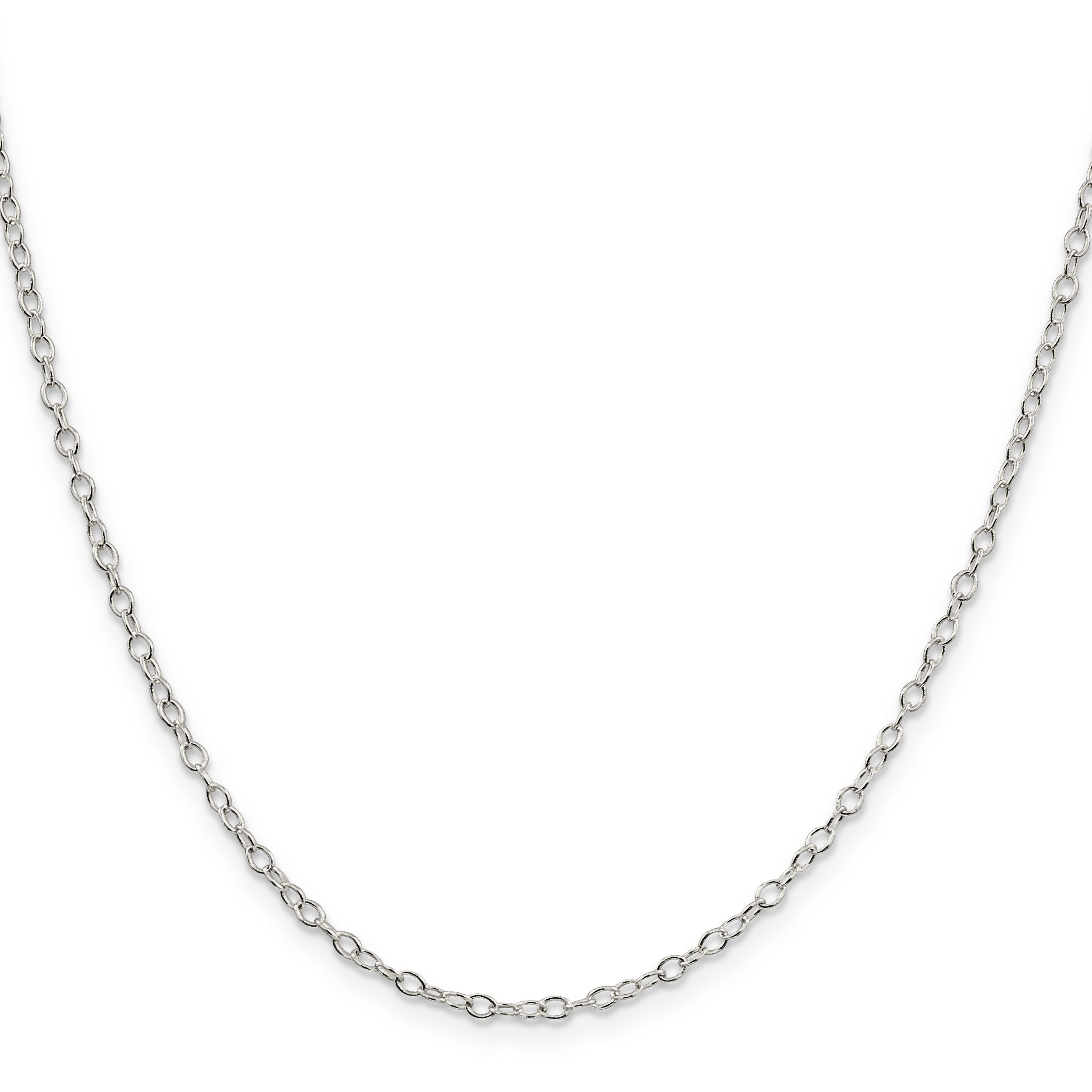 Sterling Silver 2.25mm Oval Cable Chain Secondary image