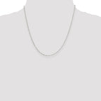 Sterling Silver 2.25mm Oval Cable Chain