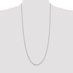 Sterling Silver 2.25mm Oval Cable Chain