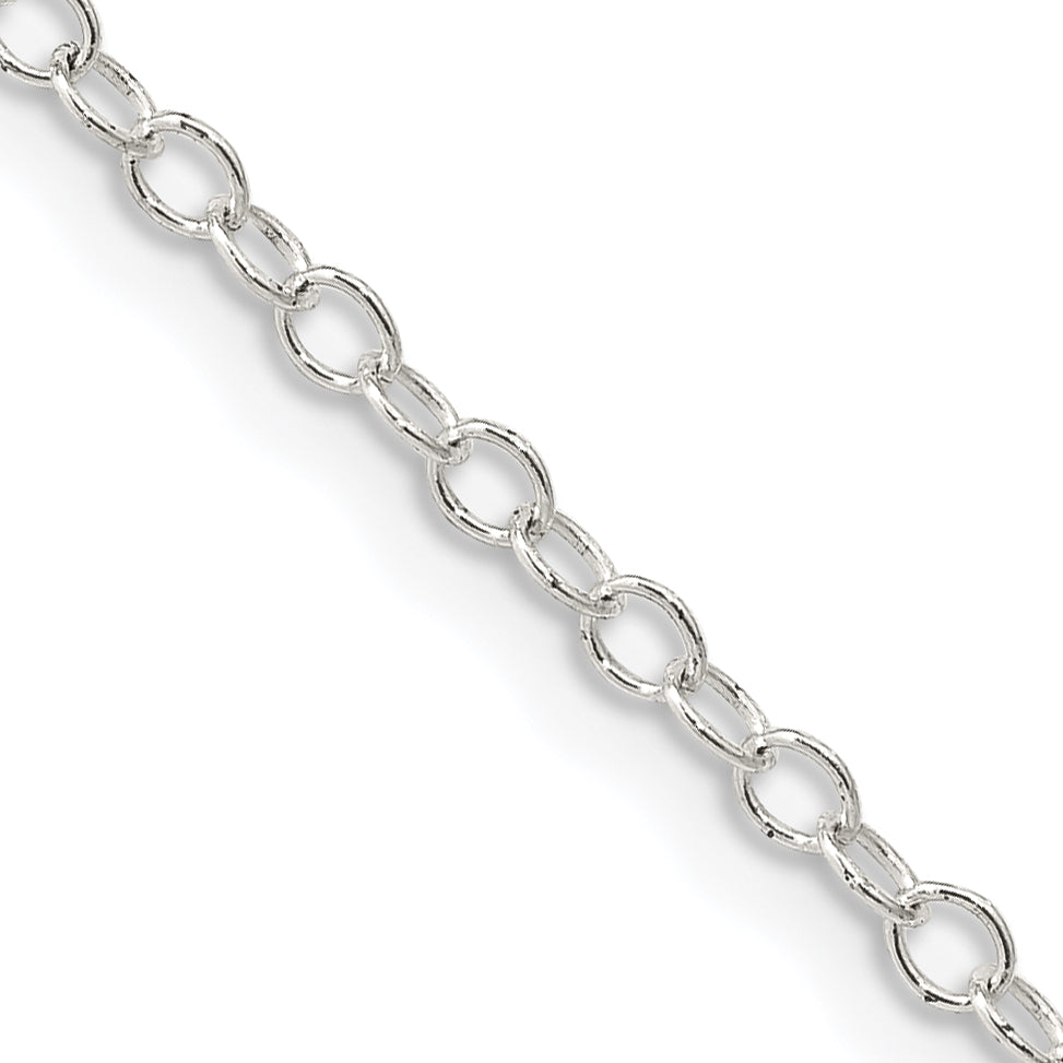 Sterling Silver 2.25mm Oval Cable Chain Main image