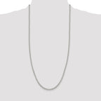 Sterling Silver 3.75mm Oval Cable Chain