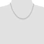 Sterling Silver 5.3mm Oval Cable Chain