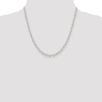 Sterling Silver 5.3mm Oval Cable Chain