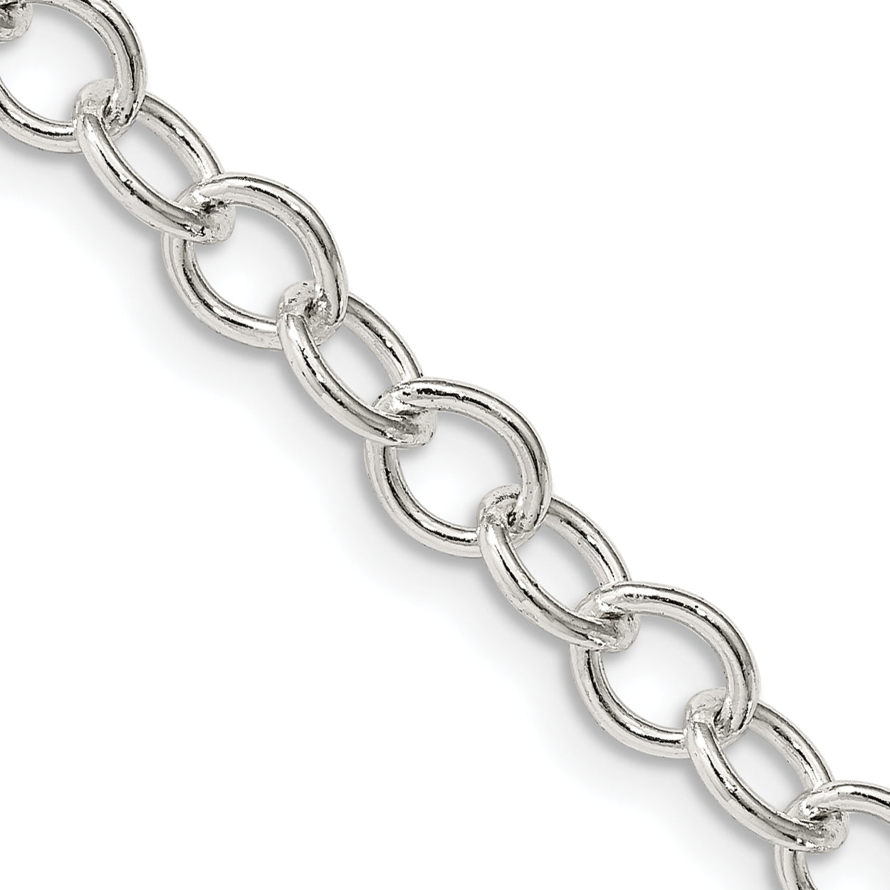 Sterling Silver 5.3mm Oval Cable Chain Main image