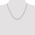 Sterling Silver 5.75mm Oval Cable Chain