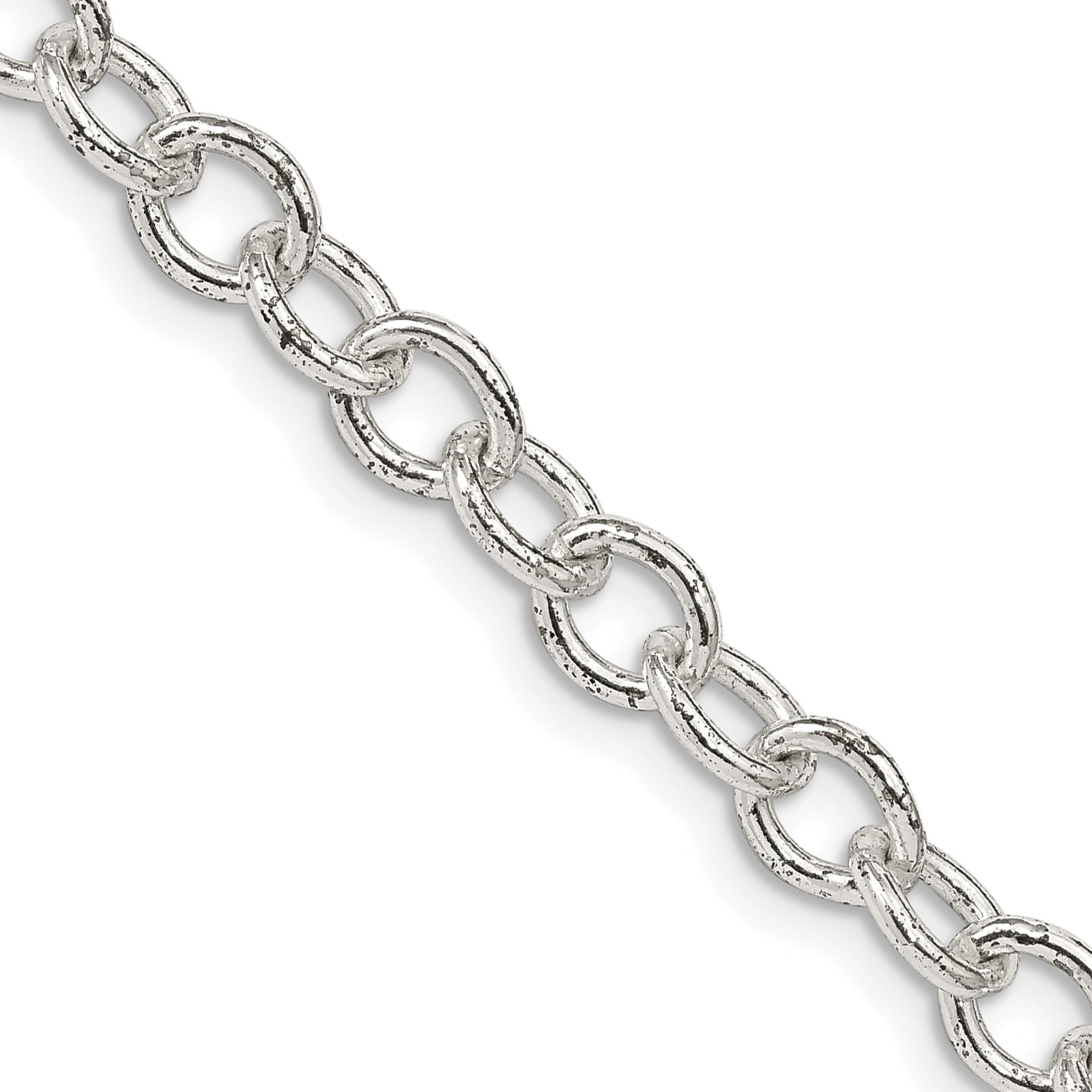 Sterling Silver 5.75mm Oval Cable Chain Main image