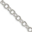 Sterling Silver 5.75mm Oval Cable Chain