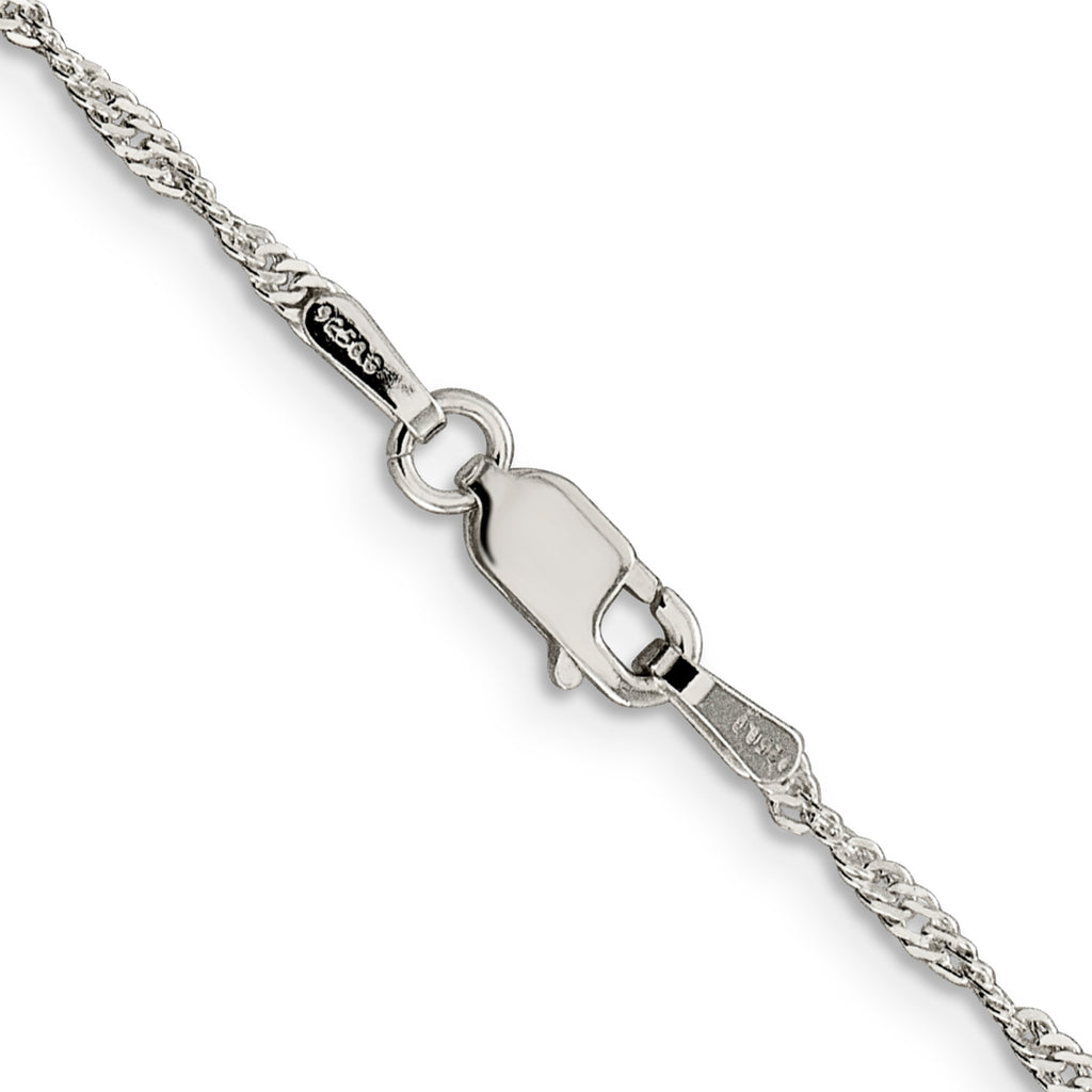 Sterling Silver 1.75mm Singapore Chain