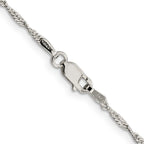 Sterling Silver 1.75mm Singapore Chain