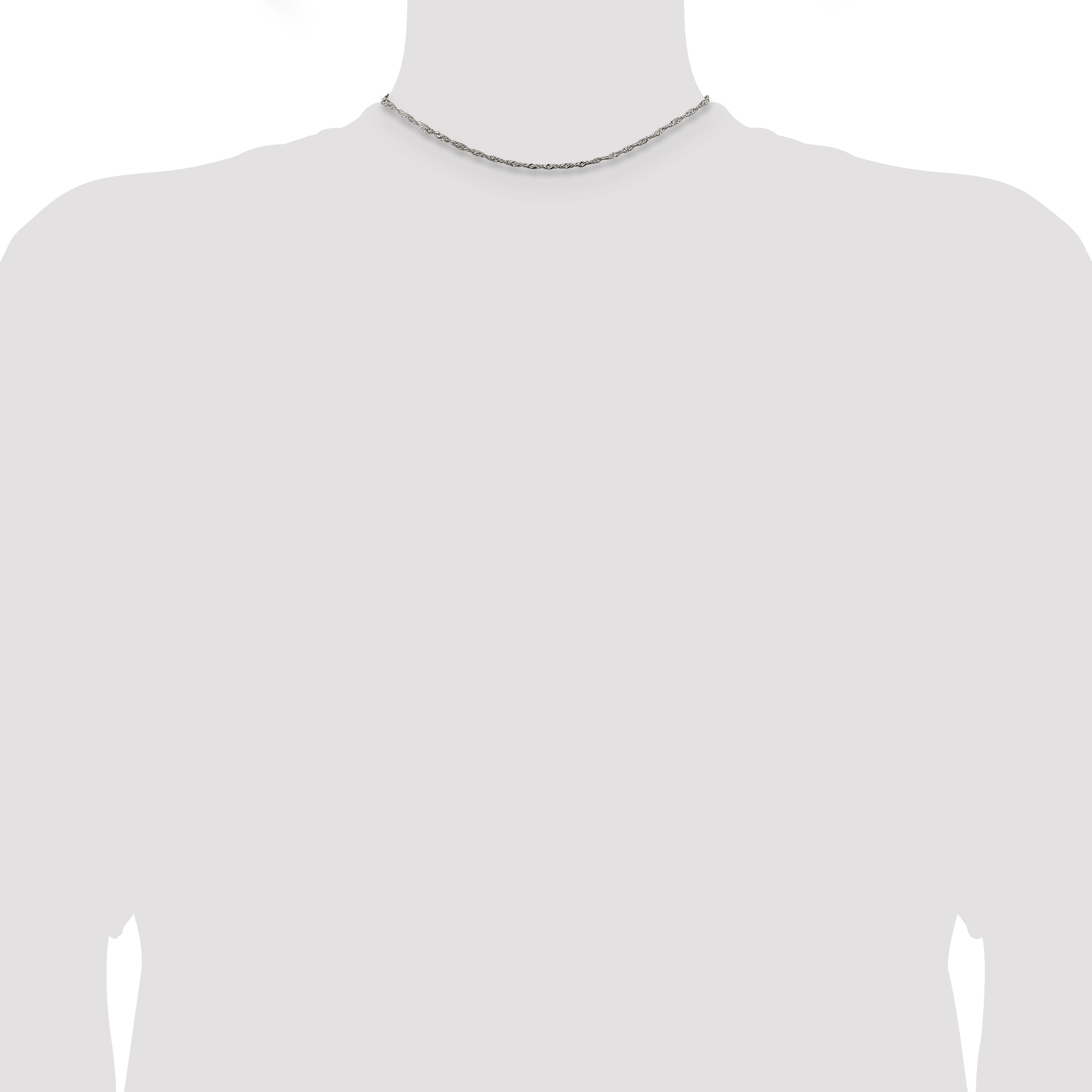 Sterling Silver 1.75mm Singapore Chain