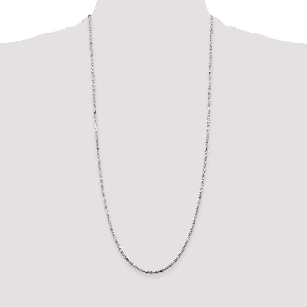 Sterling Silver 1.75mm Singapore Chain