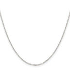 Sterling Silver 1.2mm Figaro Chain