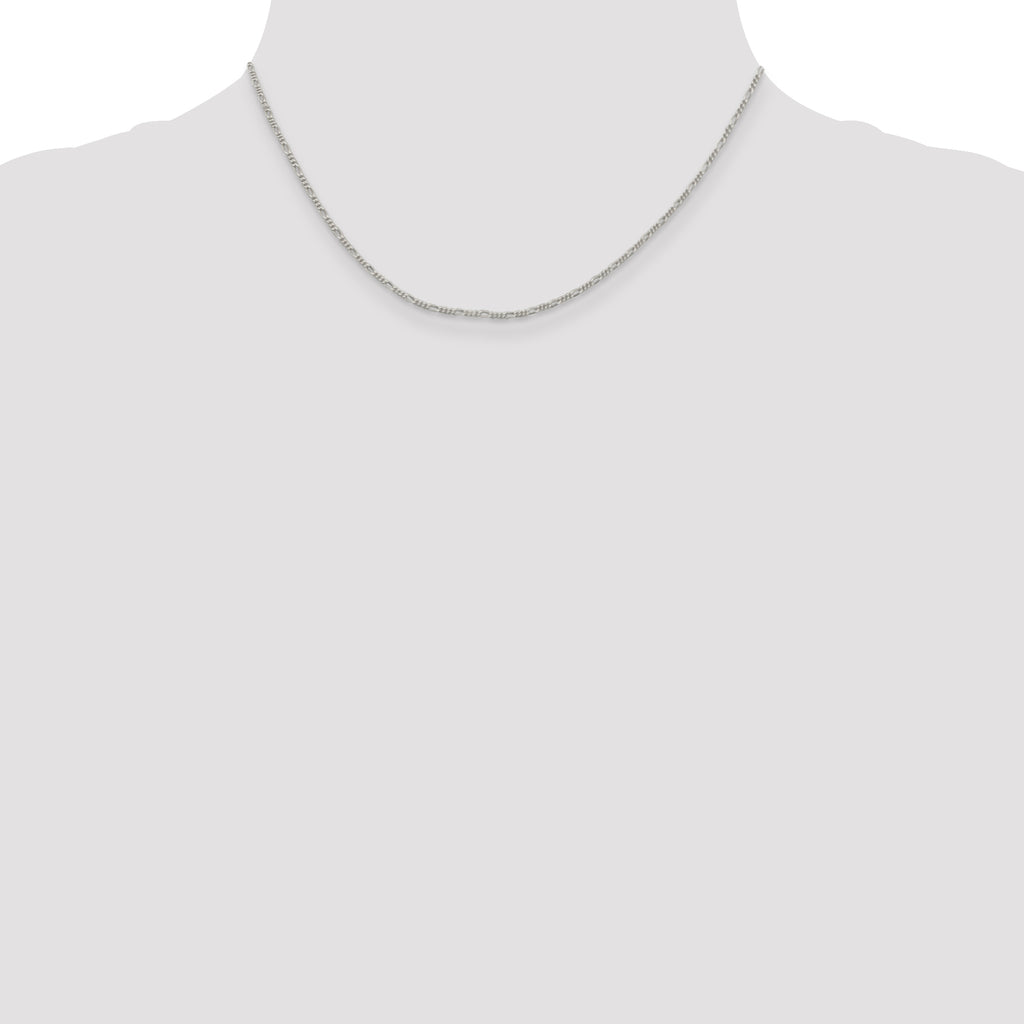 Sterling Silver 1.4mm Figaro Chain