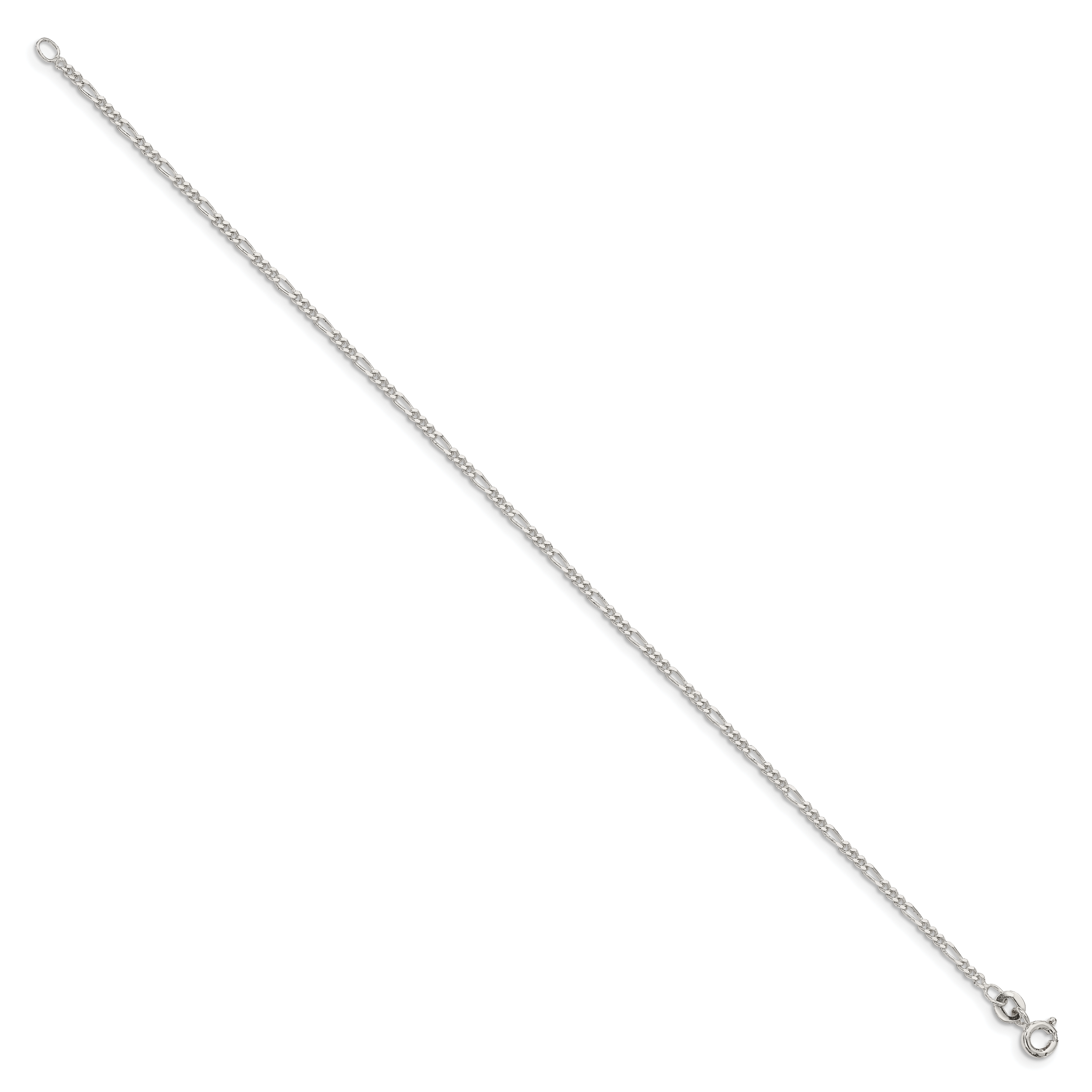 Figaro Chain in Sterling Silver, 1.75mm Secondary image