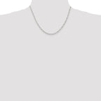 Sterling Silver 2.25mm Figaro Chain