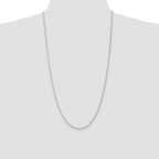 Figaro Chain in Sterling Silver, 2.25mm - Sophia Jewelers