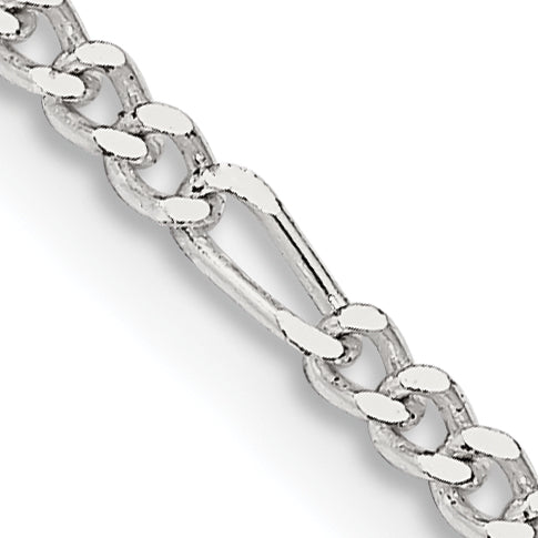 Sterling Silver 2.25mm Figaro Chain Main image