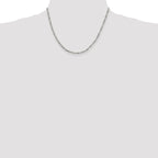 Sterling Silver Figaro Chain Necklace 2.5mm