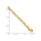 Gold-plated Sterling Silver 2.85mm Figaro Chain - Sophia Jewelers