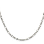 Sterling Silver 3.5mm Figaro Chain
