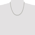 Sterling Silver 3.5mm Figaro Chain