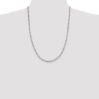 Sterling Silver 3.5mm Figaro Chain