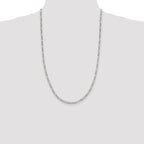Sterling Silver 3.5mm Figaro Chain