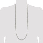 Sterling Silver 3.5mm Figaro Chain