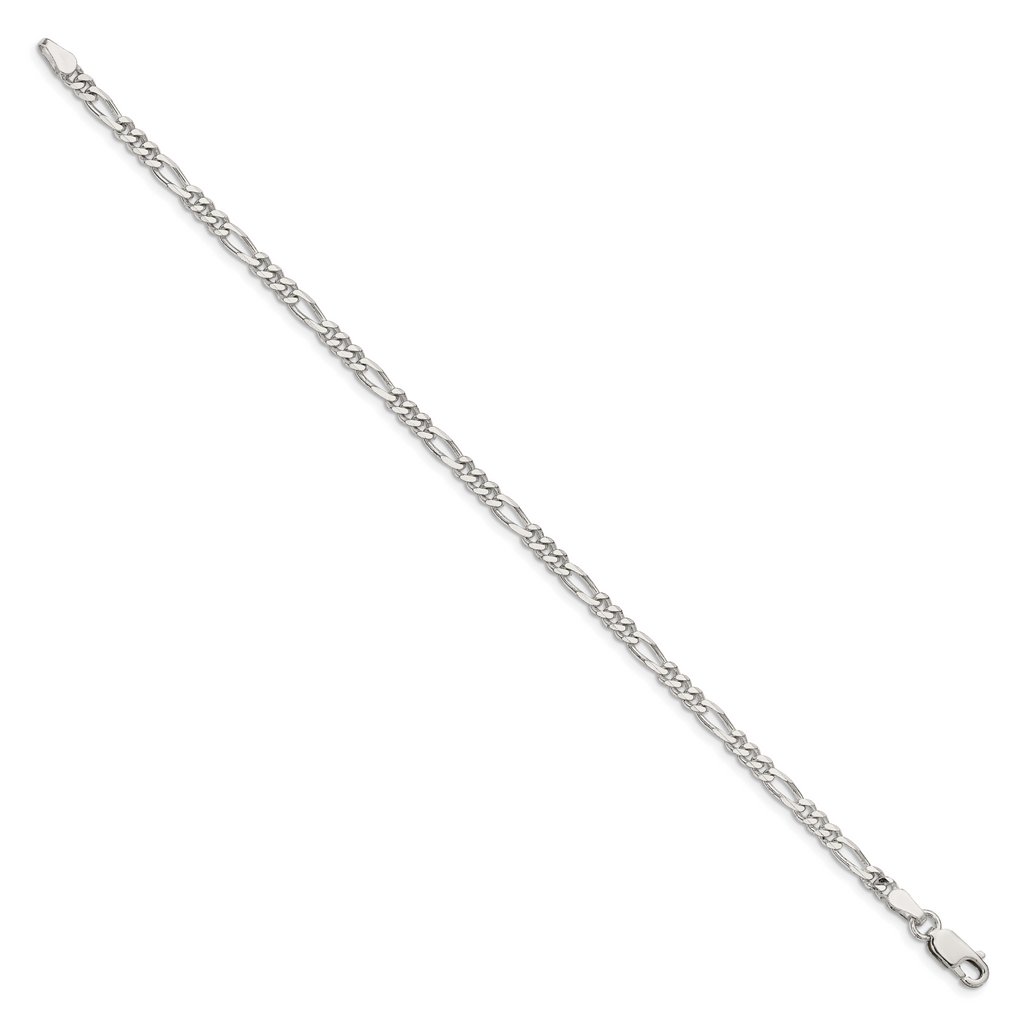 Sterling Silver Figaro Chain Necklace 3.5mm