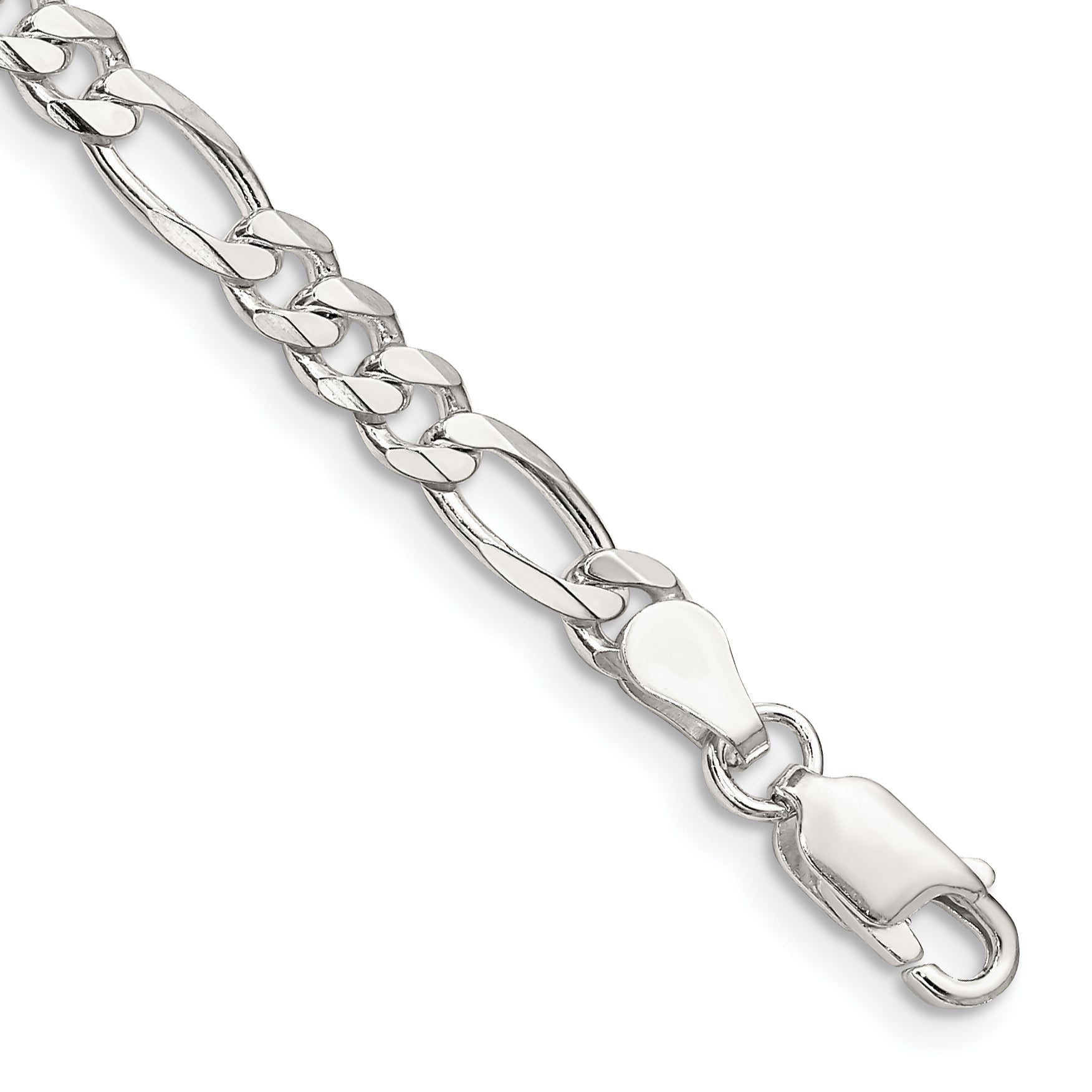 Sterling Silver 4.5mm Figaro Chain Main image