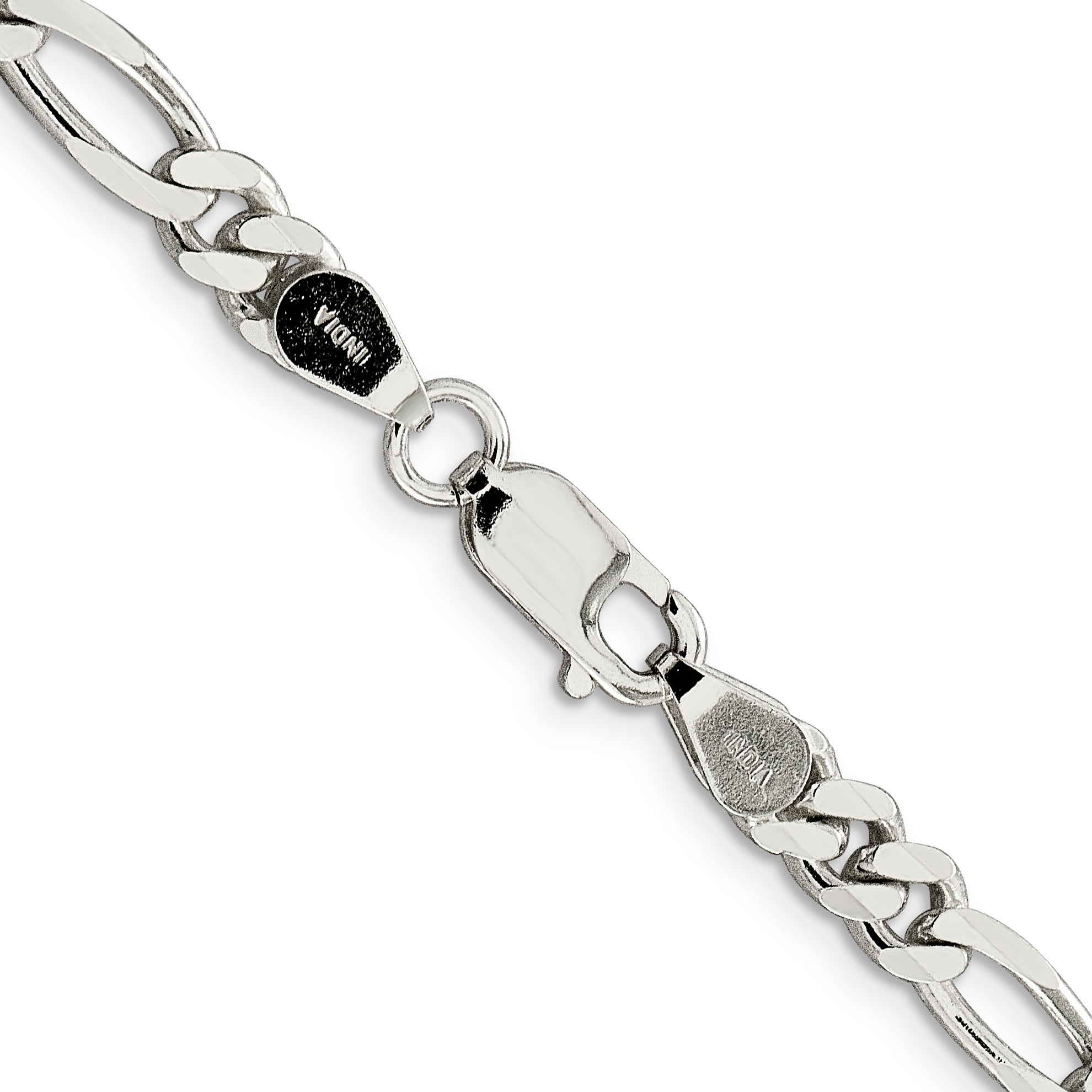 Sterling Silver Figaro Chain Necklace 5.5mm