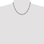 Sterling Silver 5.5mm Figaro Chain