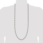 Sterling Silver 5.5mm Figaro Chain